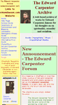 Mobile Screenshot of edwardcarpenter.net